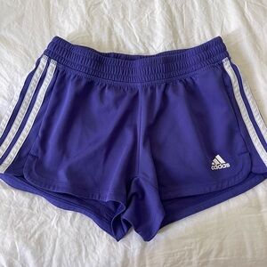 Adidas Women's Athletic Shorts in Vibrant Purple
